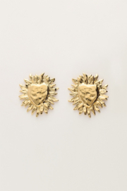 My Jewellery oorbellen iconic zonnig hart goud