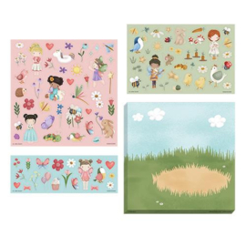 Little Dutch stickers rosa & friends