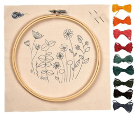 Moses borduurring | DIY set bloemen