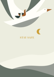 wenskaart Saskia Rasink | stay safe