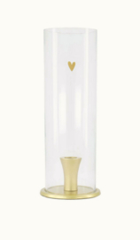 Zusss kandelaar glas hartje