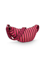 Pip Studio Freya Half Moon Cross Body Bag Stripe Pink
