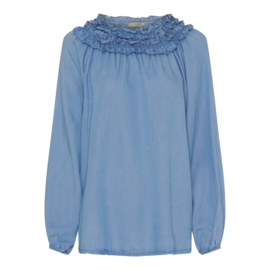 marta du chateau blouse Juliëtta Light Blue