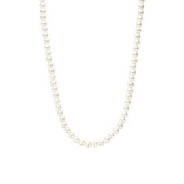 biba ketting lang parel 10mm beige