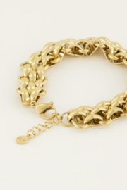 My Jewellery armband | armband schakels groot goud