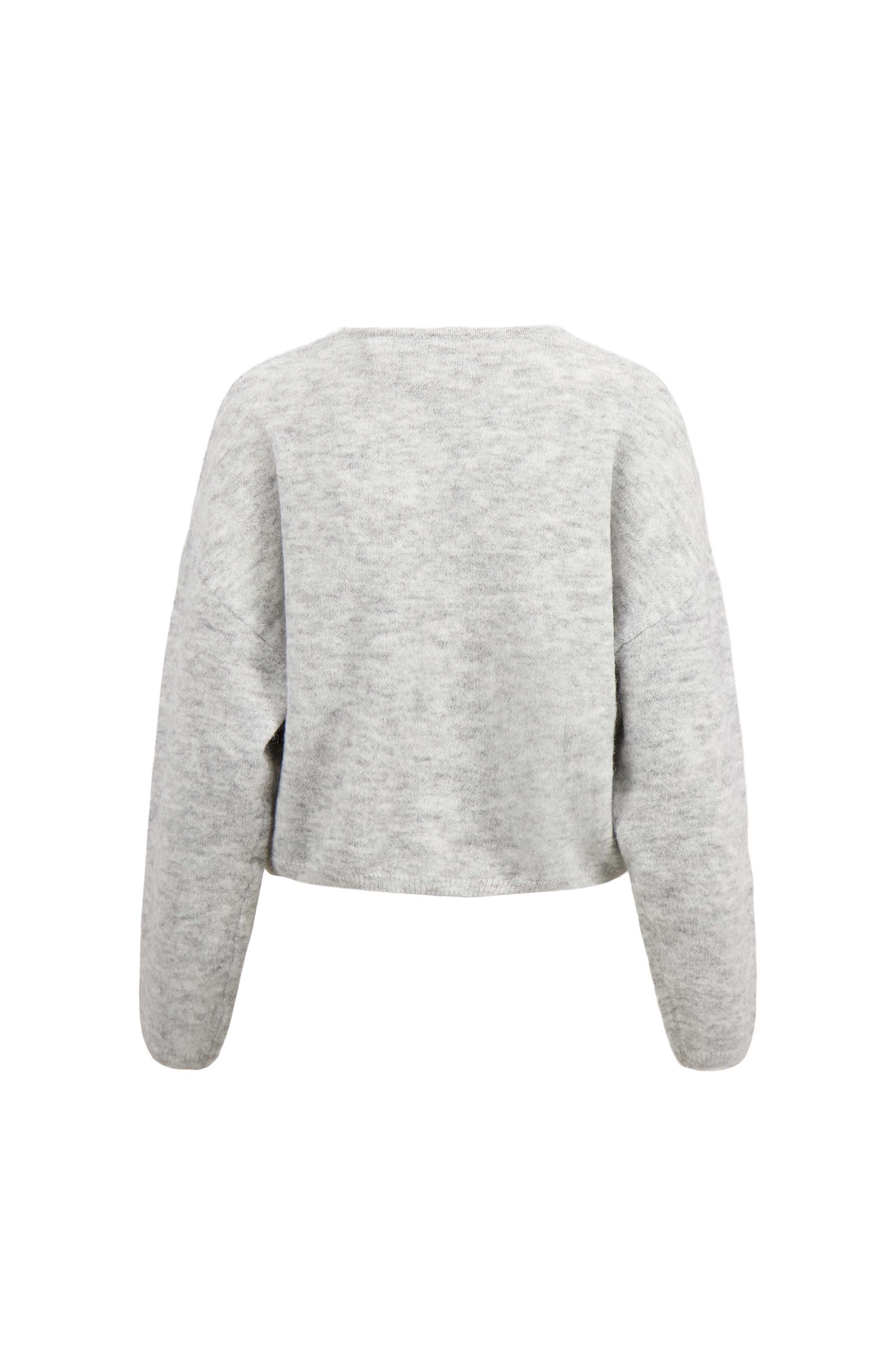 zusss basic vestje middengrijs