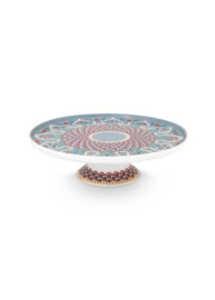 Pip Studio Mini Cake Tray flower festival light blue 21cm