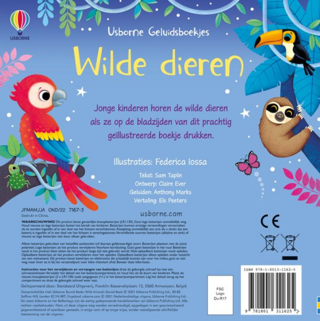 Wilde dieren | geluidenboekje