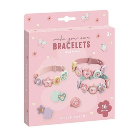 Little Dutch Slide Charm Bracelets Roze - Fairy Garden