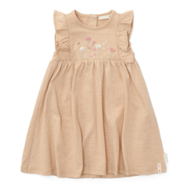 Little Dutch jurk mouwloos beige