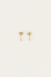 My Jewellery oorbellen | oorbellen studs recht driehoekje goud *