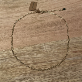 Go Dutch Label ketting | schakel goud.