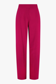 zusss satijnen twill broek roze rood