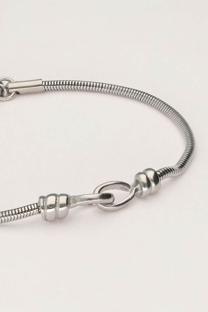 my jewellery Vintage armband connected zilver