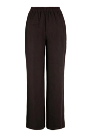 zusss linnen broek grijsbruin