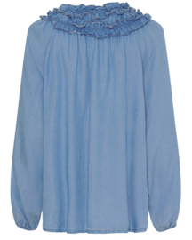 marta du chateau blouse Juliëtta Light Blue