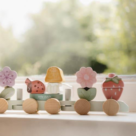 Little Dutch houten blokkentrein egel fairy garden