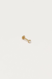 My jewellery Iconic oor piercing met parel goud