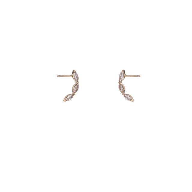 Go Dutch Label 3 ovale strass stud