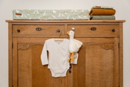Little Dutch overslag romper lange mouw | sand