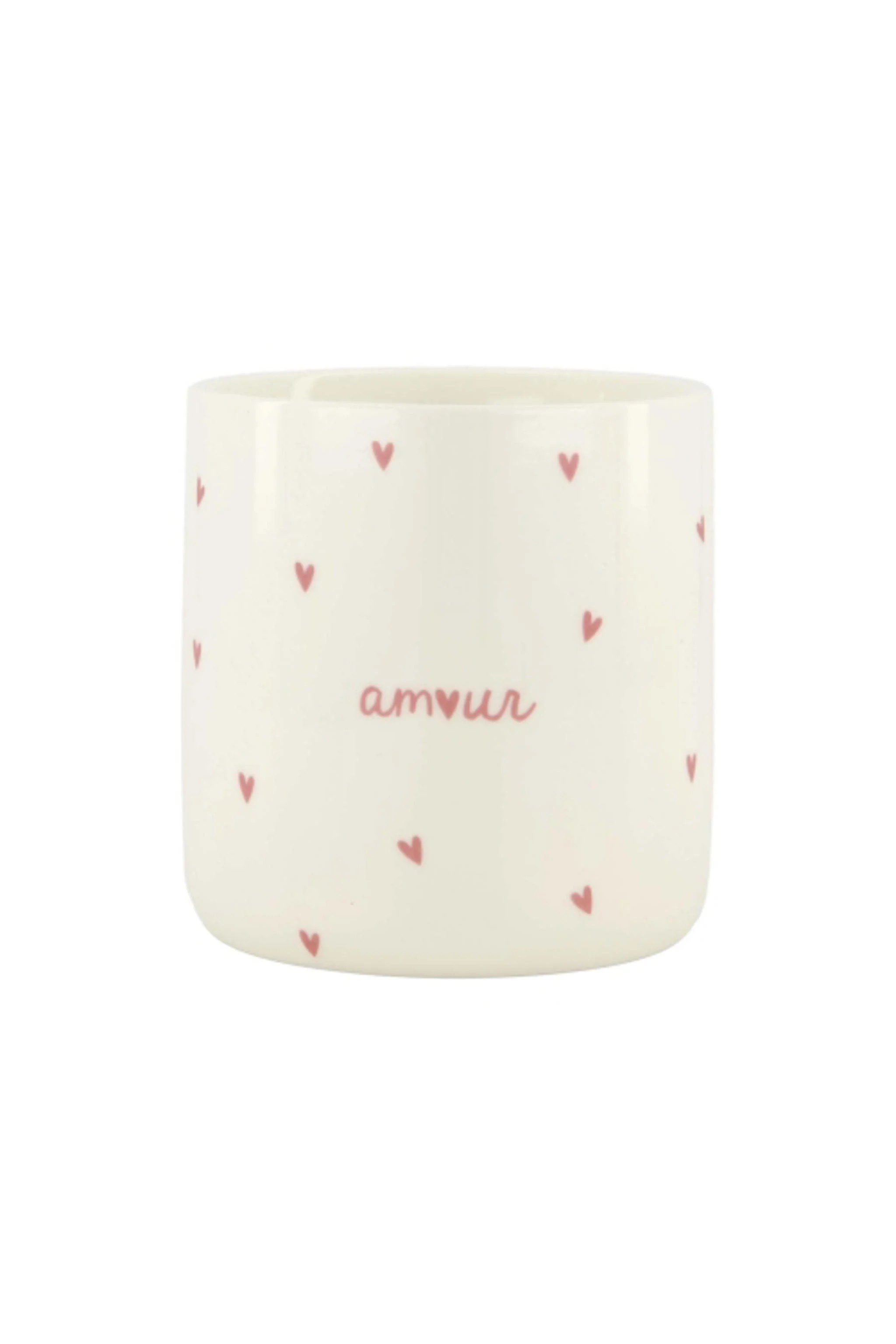 zusss geurkaars amour keramiek hartjes rood