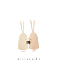 wenskaart klein liefs | lieve vriendin