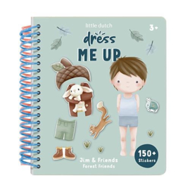 Little Dutch Aankleed- en stickerboek - Forest friends