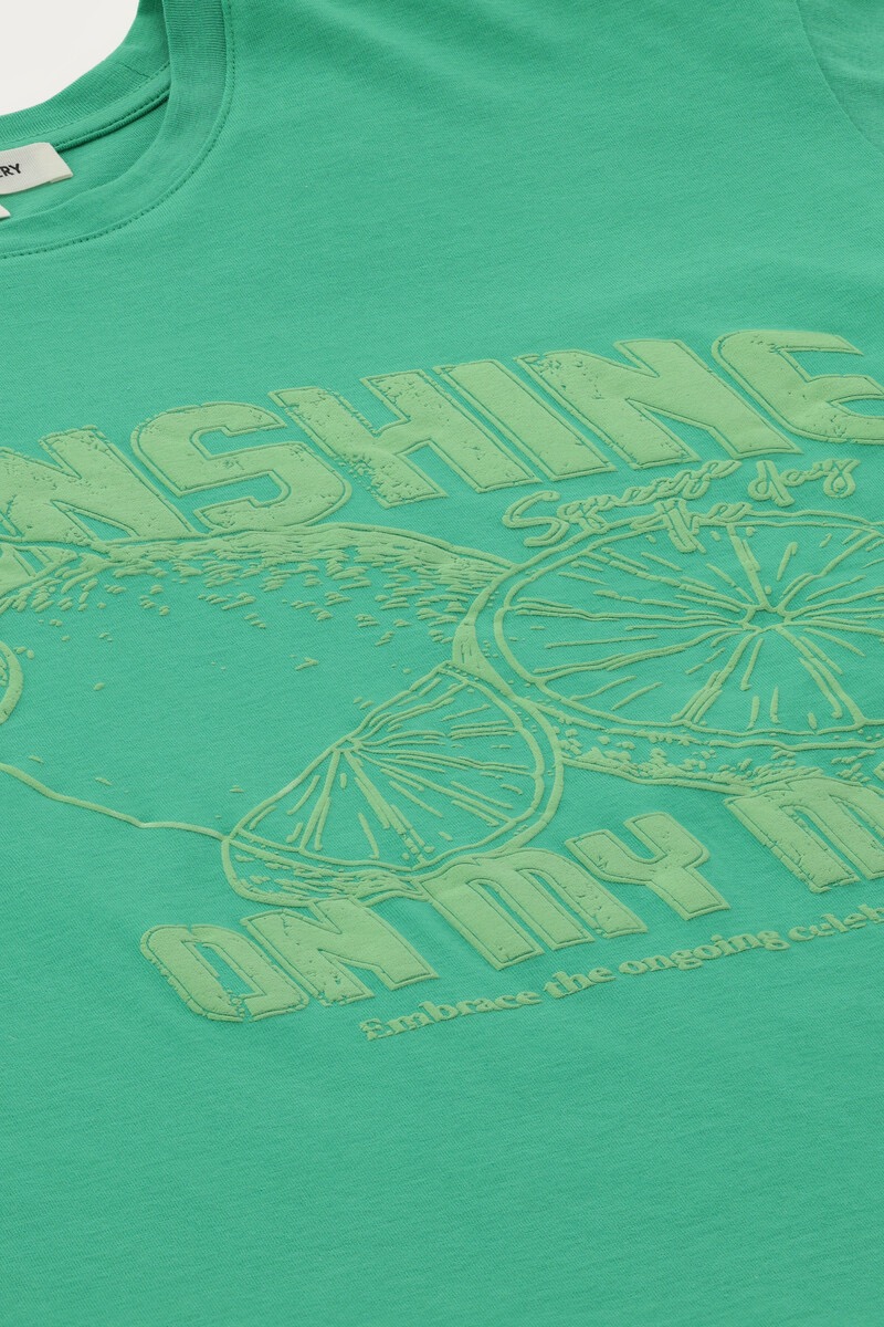My Jewellery Groen T-shirt "Sunshine on my mind"