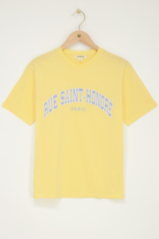 My jewellery Geel T-shirt "Rue saint honoré"