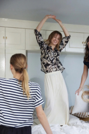 zusss blouse pofmouw met print multikleur