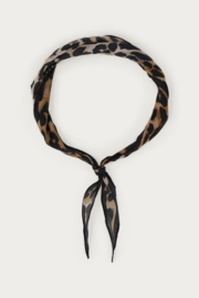My Jewellery Panterprint sjaal met zwarte rand