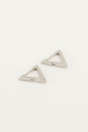 My Jewellery oorbellen | oorbellen driehoek klein goud