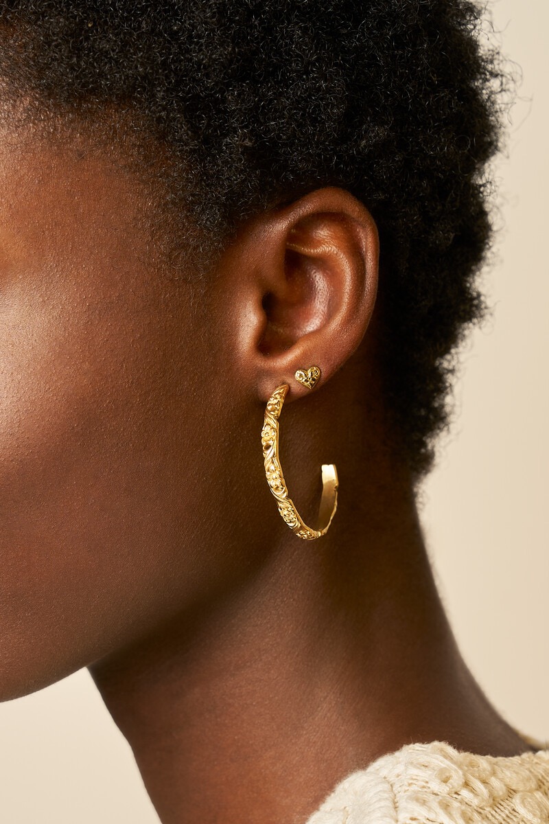 My Jewellery Botanical studs bloemen hart mini