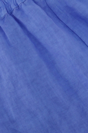 zusss linnen broek recht model lavendelblauw