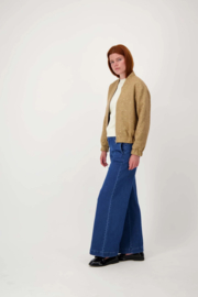 zusss bomber jasje met sequins beige