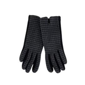 black colour handschoenen | Mei geruit