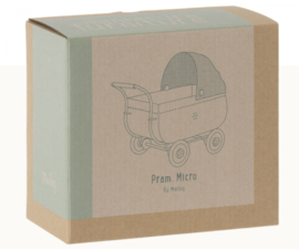 Maileg kinderwagen micro | blauw