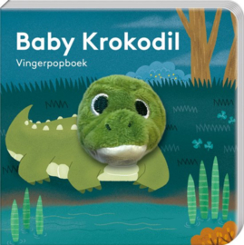 Baby krokodil | vingerpopboekje karton