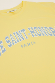 My jewellery Geel T-shirt "Rue saint honoré"