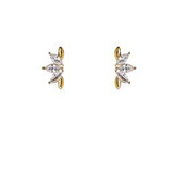 Go Dutch Label oorbellen sparkle lily stud goud
