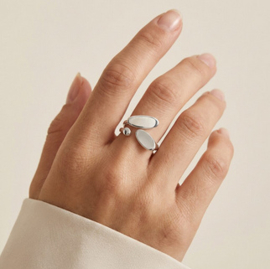 Camps & Camps ring Triple Balance zilver