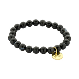 biba armband natuursteen kralen Black Agate