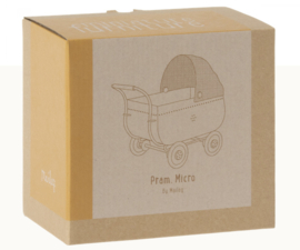 Maileg kinderwagen micro | geel