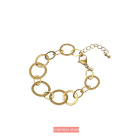 Go Dutch Label Large Rounds Bracelet - 14K