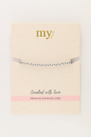 My jewellery armband dunne schakel zilver