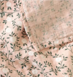 A Little Lovely Company swaddle | blossom dusty pink