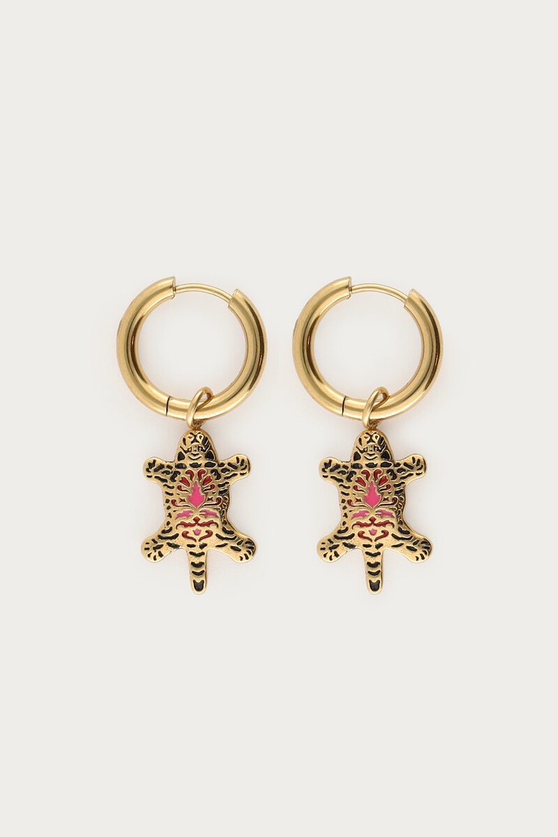 My Jewellery Mystic oorringen met luipaard