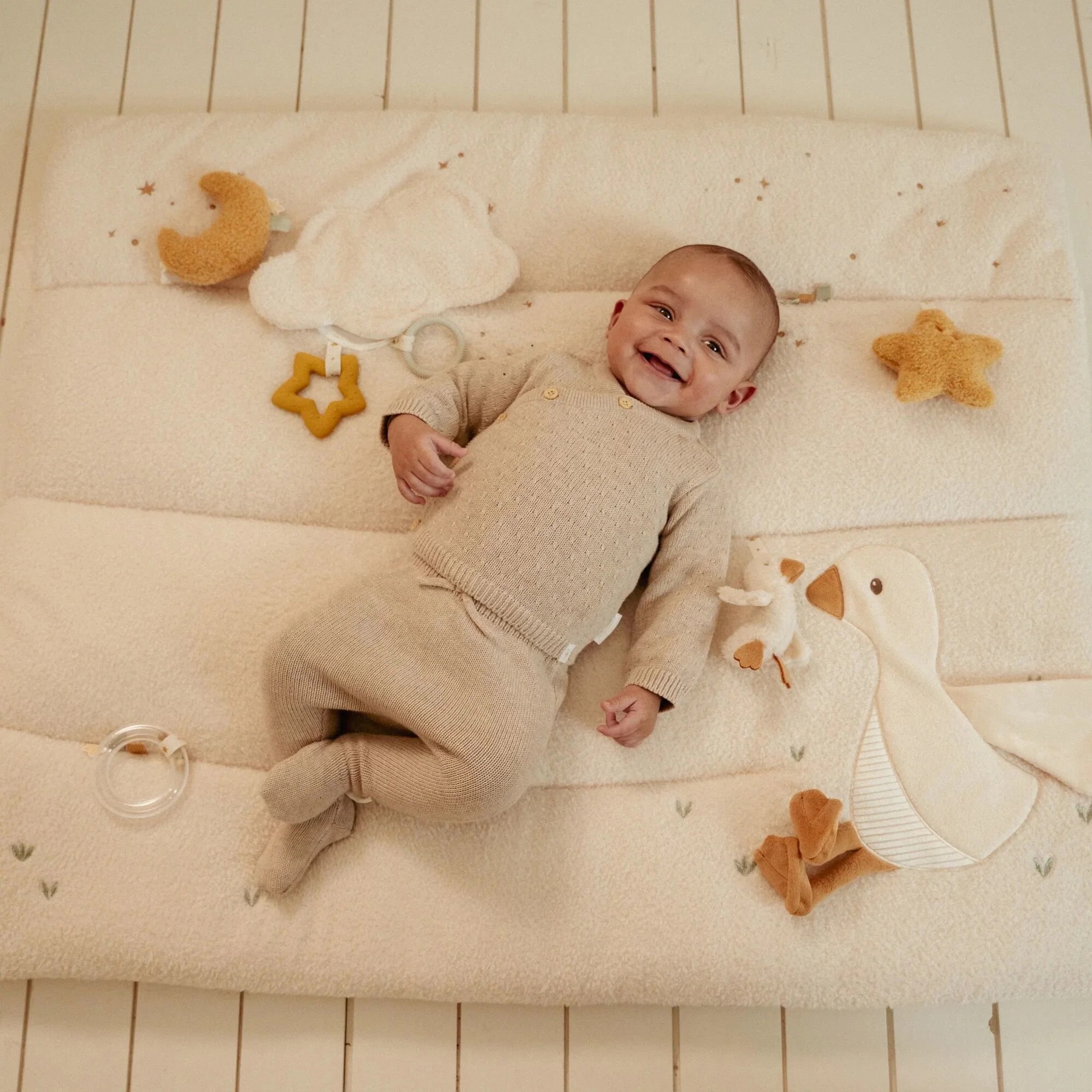Little Dutch boxkleed Wit Newborn Naturals
