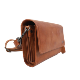 Bear design Enveloptas ' Elly' cognac