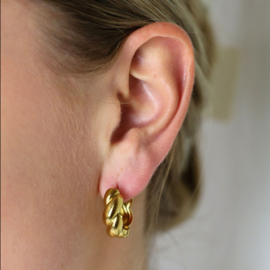 camps & camps oorbellen | Iconic Twisted earring